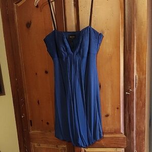 Laundry By Shelli Segal Blue Strapless Dress